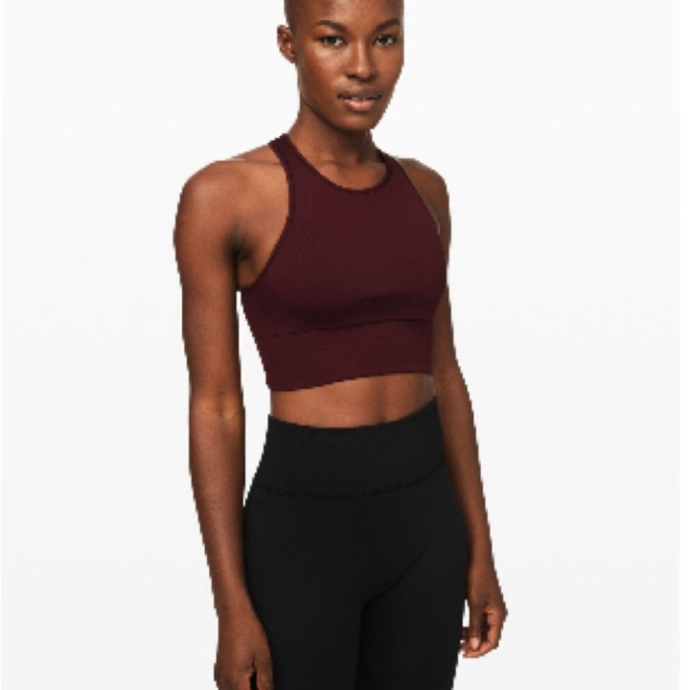 Ebb to Train Bra - Garnet